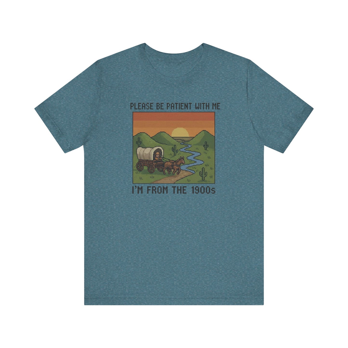 Retro Humor Unisex Jersey Tee - Please Be Patient I'm From The 1900s