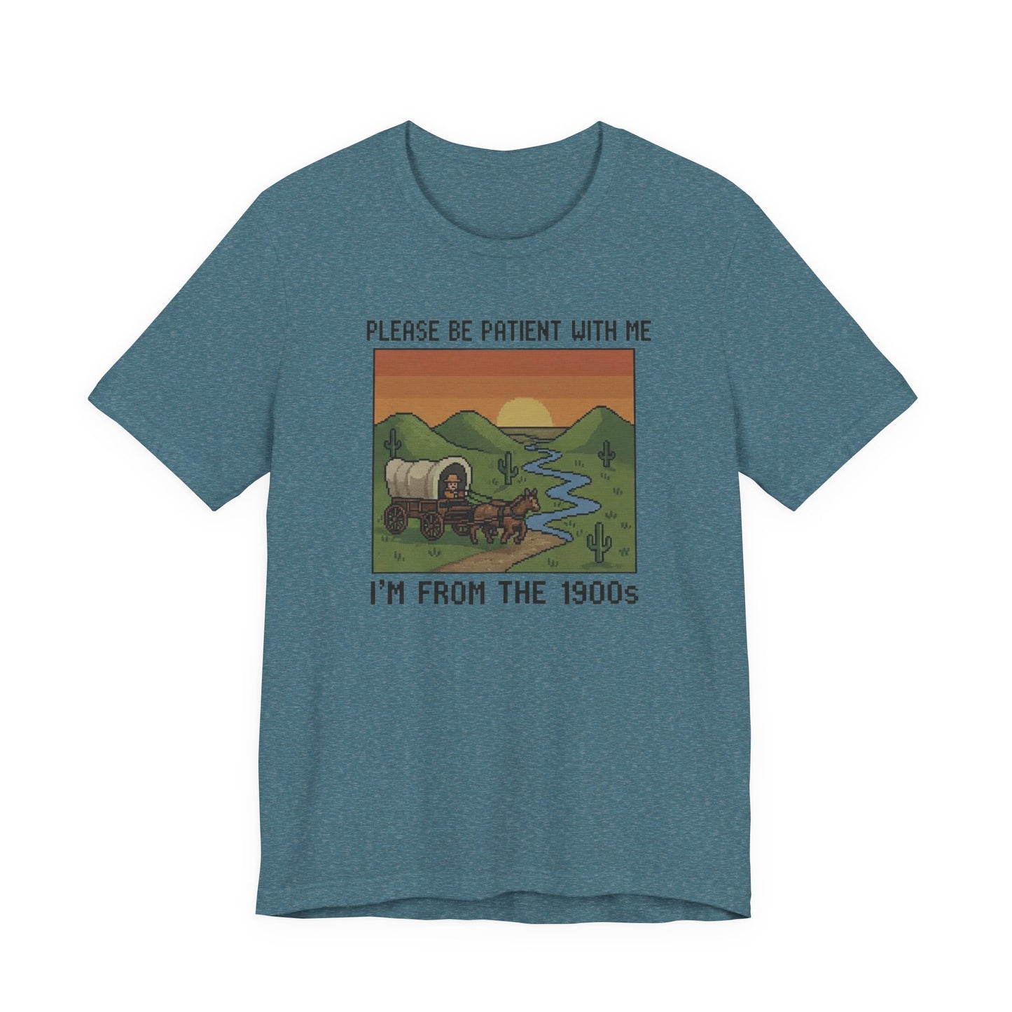 Retro Humor Unisex Jersey Tee - Please Be Patient I'm From The 1900s