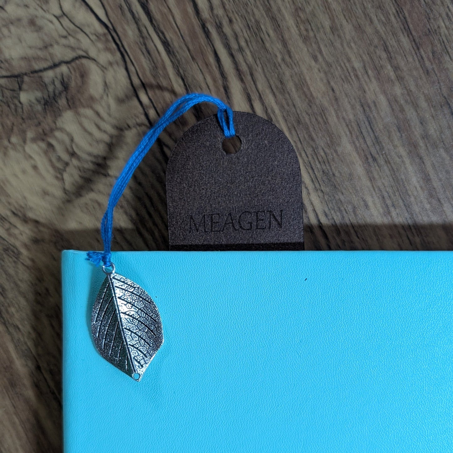 Personalized Leather Bookmark Set for Couples, Spouses or Reading Partners